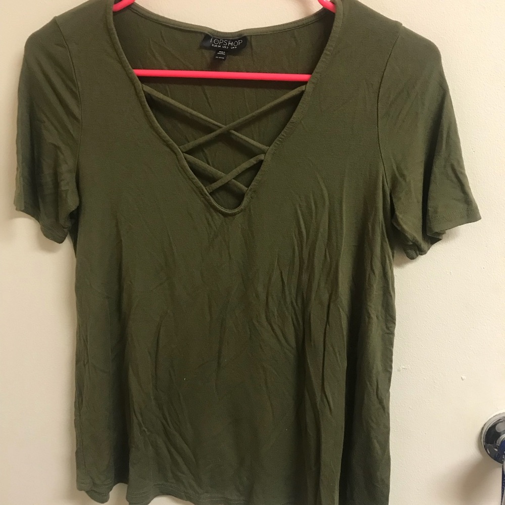 Green Topshop Shirt